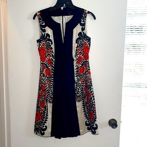 Anna Sui print silk dress sz 2